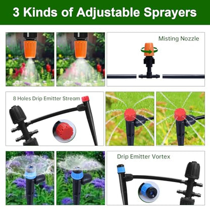 260 FT Drip Irrigation System
