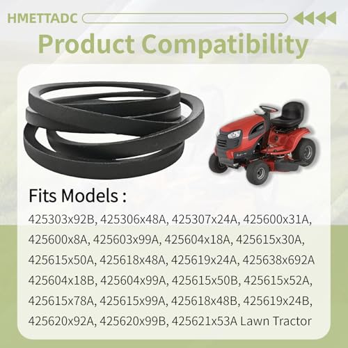 GX20006 Drive Belt 1/2" x 89" for John Deere 48 inch Drive Belt - size: GX20006(1/2" x 89)
