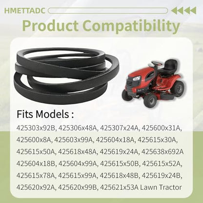 GX20006 Drive Belt 1/2" x 89" for John Deere 48 inch Drive Belt - size: GX20006(1/2" x 89)