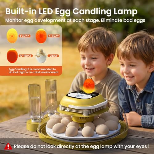 18 Egg Incubator for Hatching Eggs with Automatic Turning, View for Chicken