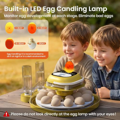 18 Egg Incubator for Hatching Eggs with Automatic Turning, View for Chicken