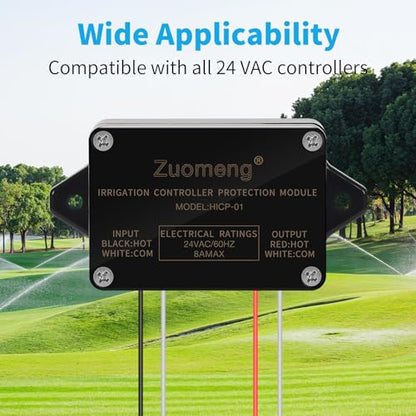 Irrigation Controller Protection Isolator for Multi-Unit Systems, Prevents Interconnection Issues, Compatible with 24 VAC WiFi and Mechanical Sprinkler Systems