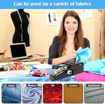 Handheld Sewing Machine, Mini Electric Portable for Travel & DIY