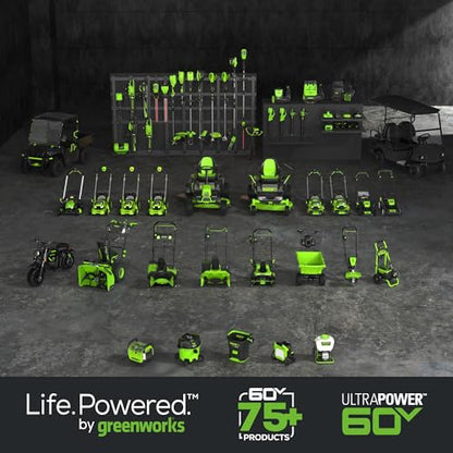 Greenworks 60V 13 in String Trimmer & 540 CFM Blower Combo, 2.5 Ah Battery - size: 60V 13" + 540CFM (4.0Ah), style: Trimmer + Blower Combo