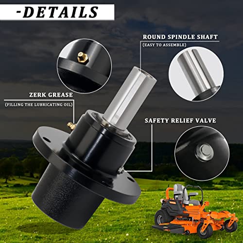 Spindle Assembly Replaces SCAG 46020 461663 46400 46631 Ferris 1530301(with Zerk Fitting)