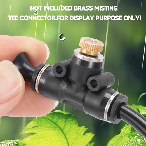 20 Pack Brass Misting Nozzles 10/24 UNC 0.012" (0.3mm) Orifice - size: 20pc 0.3mm-Misting Nozzle With O Ring