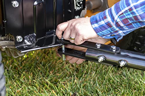Agri-Fab Poly Lawn Roller & 130lb Tow Broadcast Spreader Bundle, 18" x 36" Black Roller & 10-12ft Spread