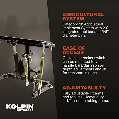 Kolpin Heavy-Duty 3-Point Hitch System - WHS03HD,black