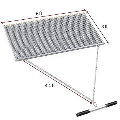 YITAMOTOR 6 x 3 Ft ATV UTV Drag Mat
