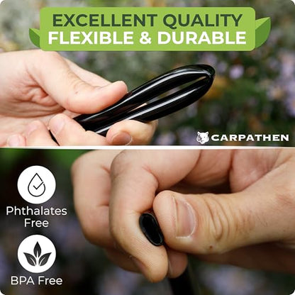 CARPATHEN 5/16" Irrigation Tubing Parts for Drip Irrigation Watering System - size: 200 ft