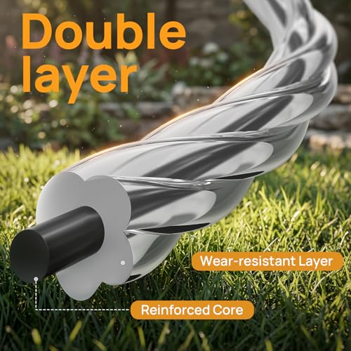 095'' Weed Eater String 400FT Heavy Duty Twisted Dual Core Trimmer Line - size: 1LB .095"