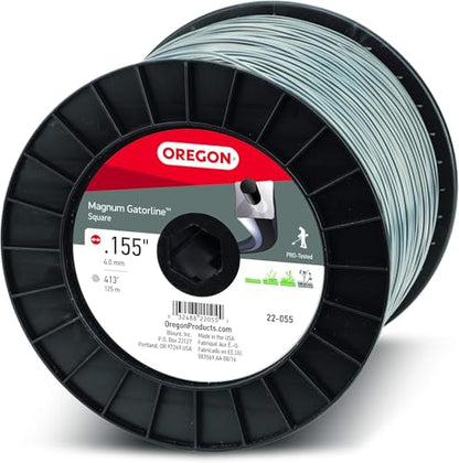 Oregon Magnum Gatorline 155 Trimmer Line Heavy Duty, .155" x 413-Foot - size: 5 lbs