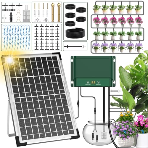 10W Solar Automatic Plants Watering System for Summer Garden Drip