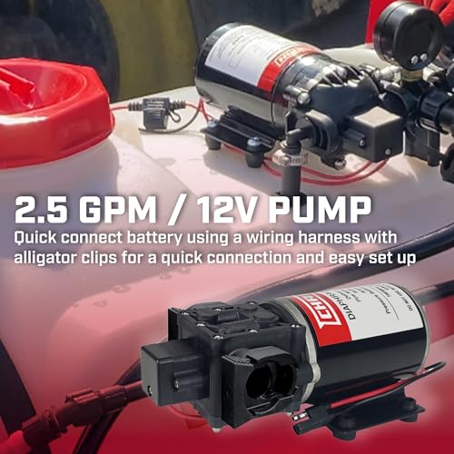 CHAPIN 98444 40-Gallon ATV/UTV Sprayer, 2-Nozzle Boom & 2.5 GPM Pump - size: 40 Gallon