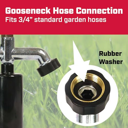 CHAPIN 4984 T-Post Impact Sprinkler, 360-Degree Coverage up to 85 Ft