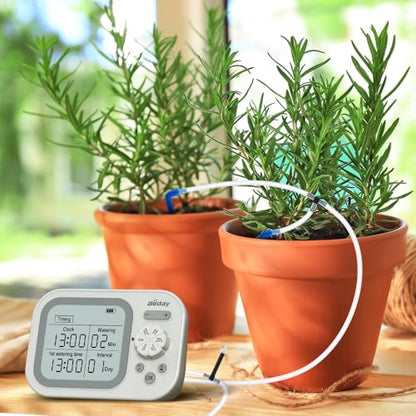 Automatic Plant Waterer Replacement Kit for 15 Potted Plants, Accessories Expansion Set for Auto Drip Irrigation Programmable Self Watering Timer Devices - color: Expansion Kit