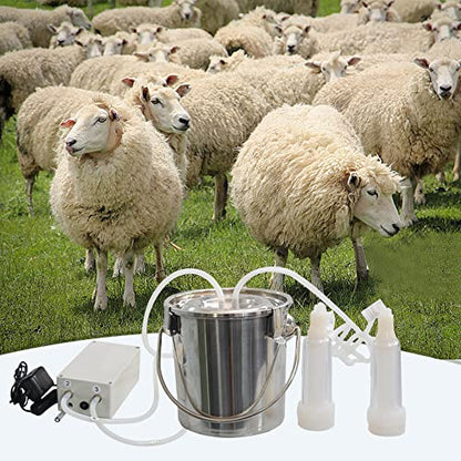 3L Goat Milking Machine, Electric Automatic Pulsation Vacuum Milker