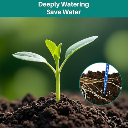 Biling 4W Solar Drip Irrigation System with Battery for 15 Potted Plants - size: 4W