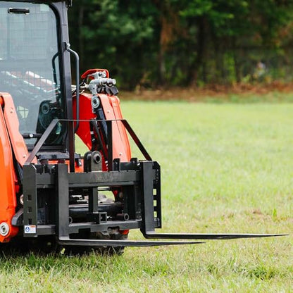 Titan Attachments Standard Series Skid Steer Pallet Fork Frame, 36 in - style: 36" Forks