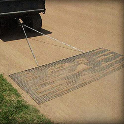 StadiumMax Steel Drag Mat | Multi-Sports Levelling Field Maintenance for Consistent Playing Surfaces – Available in 6 Sizes - size: 8ft x 4ft