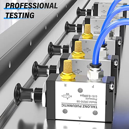 TAILONZ 1/4"NPT 3/2 3R210-08 Manual Valve - size: 1/4"NPT, style: 3 Way 2 Position Manual