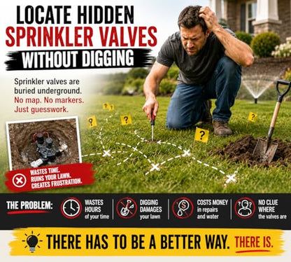 Chat-R-Box® PRO Valve Locator — Find Hidden Sprinkler Valves Fast | Works with Rain Bird, Hunter, Orbit & Most 24VAC Systems