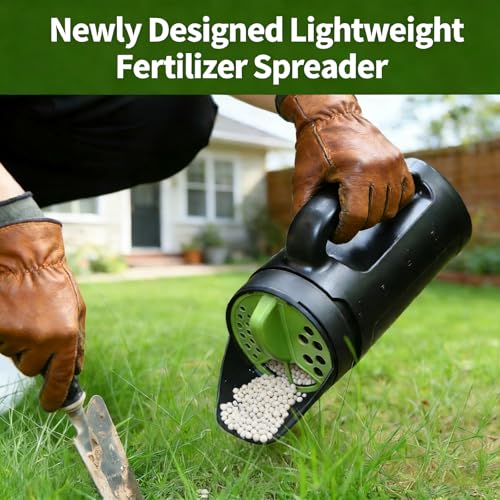 80 Oz Handheld Spreader Shaker, Spreader for Lawns and Gardens