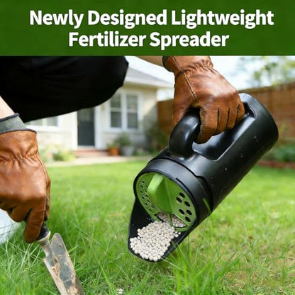 80 Oz Handheld Spreader Shaker, Spreader for Lawns and Gardens