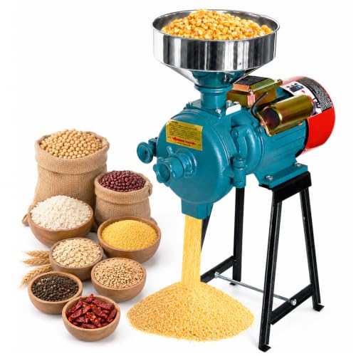 3000W Electric Grain Mill, 110V Corn Wheat Rice Grinder, 2800 RPM