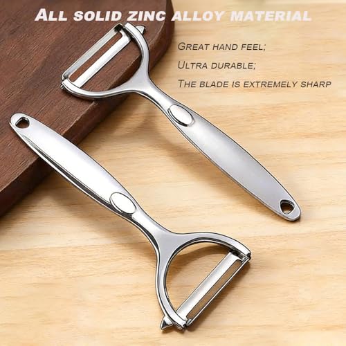 Potato Masher +Peeler 2 in 1 Set 304 Stainless Steel with Ergonomic Handle