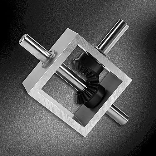 ZORZA 1Pcs 1:1 Right Angle Bevel Gearbox 10mm Shaft Mechanical Build