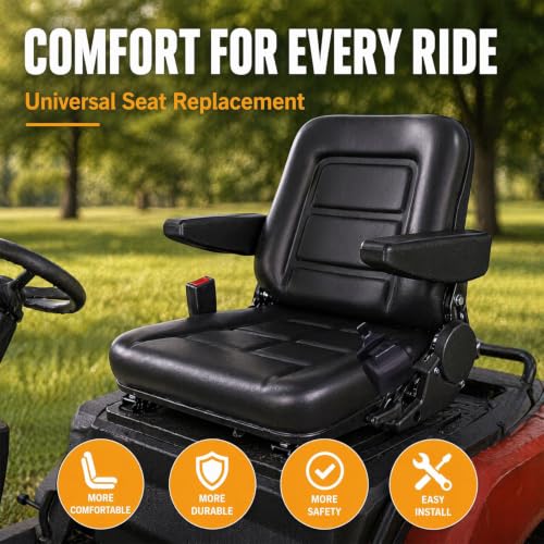 Universal Lawn Tractor Seat,Zero Turn Seat Replacement for Ariens IKON-XD