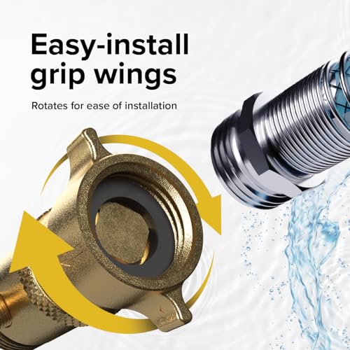 Camco Brass Marine/RV Water Pressure Regulator - Drinking Water Safe