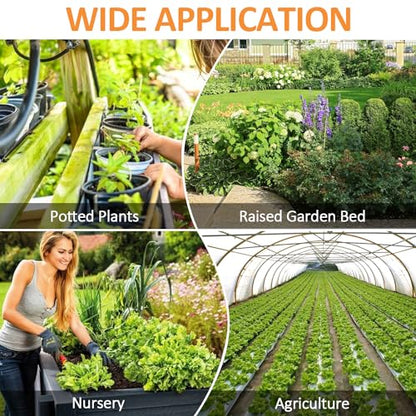 16 Pieces Drip Irrigation Cross Fittings, 1/2'' Dripline Barbed Cross Tee Connectors for 1/2 Inch Irrigation Tubing 4-Way T for Garden Sprinkler Systems - size: 1/2" Barbed Cross