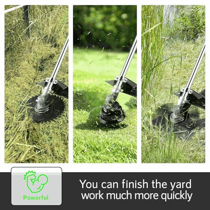 58CC Gas Powered Weed Eater, 4 in 1 String Trimmer, Green - color: Green