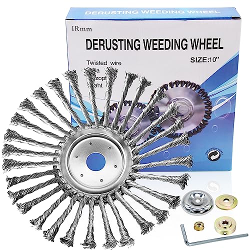 10 Inch Unbreakable Wired Trimmer Blade, Steel Wire Trimmer Head - size: 10 inch