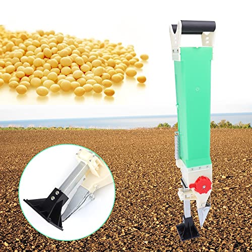 AngelcityCC Household Seeding Machine Adjustable Manual Handheld Corn Peanut Seeder Seed Fertilizer Spreader Planter Mini Sowing Seed Dispenser