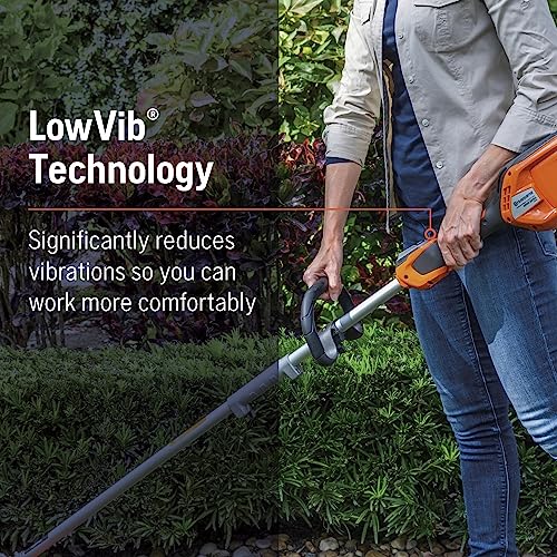 Husqvarna WeedEater 320iL Cordless String Trimmer with 4 Ah Battery and Charger, 16-Inch Straight Shaft Electric Weed Eater with Rapid Replace Trimmer Head for Reloading, Gifts for Men, 970480104 - size: 320iL Kit
