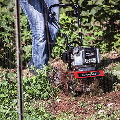 Earthquake MC43 Cultivator, 43cc 2-Cycle Viper Engine, 6-10” Adjustable Width, 8” Max Depth, Overhand Handlebars, Lightweight, U.S. Based Customer Service - style: MC43 43cc