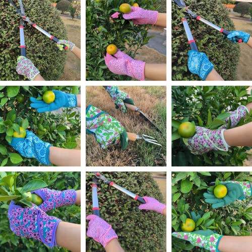 Cute Pattern Gardening Gloves,Thornproof Garden Glove,Gardener Gift - color: 1 Pair Per Pack-chartreuse, size: Medium