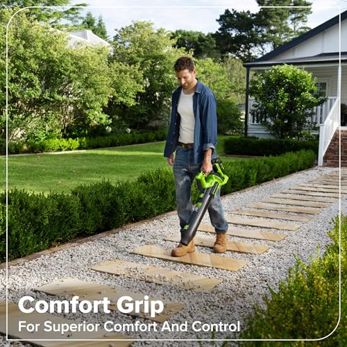 Greenworks 24V 12 in String Trimmer & 515 CFM Blower Combo, 3.0 Ah Battery - style: New 12" + 515 CFM