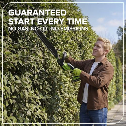 Greenworks 24V 20 in Cordless Hedge Trimmer, Tool Only - size: 20 in, style: Tool Only