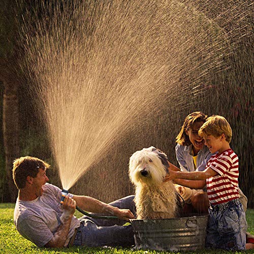 Garden Hose Nozzle 2 Pack Heavy Duty Hose Spray Gun 8 Way High Pressure