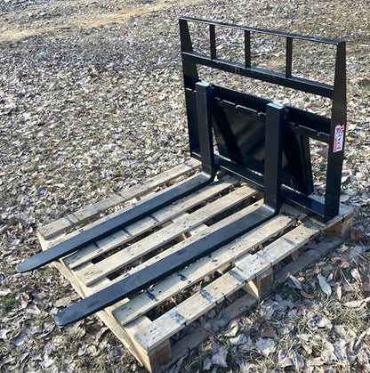 Kivel 2000LB Pallet Forks Attachment-Dingo Style Mount Plate-42" Adjustable