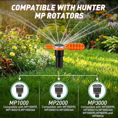 Sprinkler Adjustment Tool Compatible with Hunter/Rain Bird, Green & Orange - color: Green & Orange