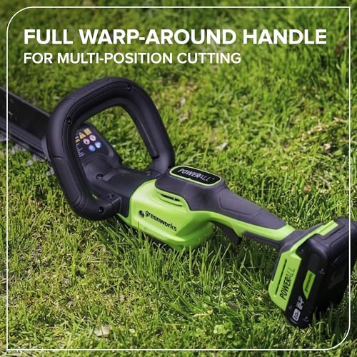 Greenworks 24V 20 in Cordless Hedge Trimmer, Tool Only - size: 20 in, style: Tool Only