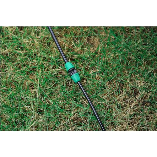 25Pcs 1/4 inch Drip Irrigation Coupling Fittings,Green - color: Green-Coupling