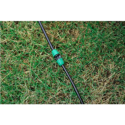 25Pcs 1/4 inch Drip Irrigation Coupling Fittings,Green - color: Green-Coupling