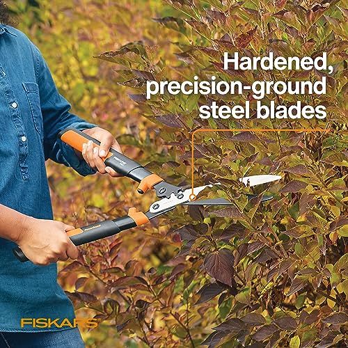 Fiskars 23" PowerGear2 Garden Hedge Shears, Hedge Clippers, 10" Blades - style: 23" PowerGear2