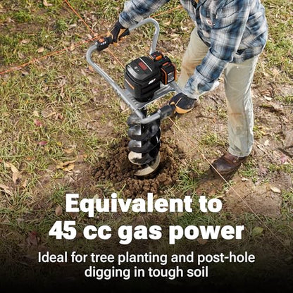 WORX Cordless Earth Auger, 40V 8" Digger, WG865